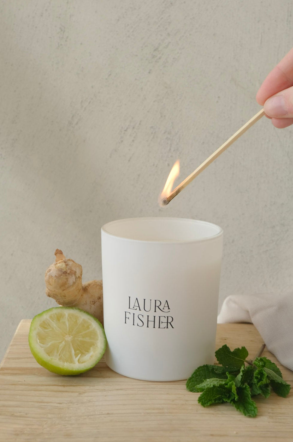 Ginger & Wild Mint Signature Soy Wax Candle