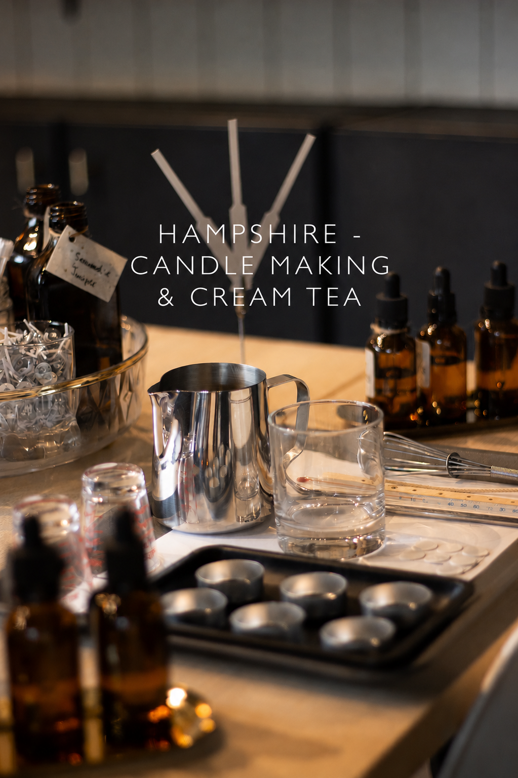 Candle Making Workshop with Cream Tea - Hampshire