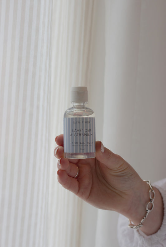 Lavender & Geranium 50ml Travel Hand Sanitizer