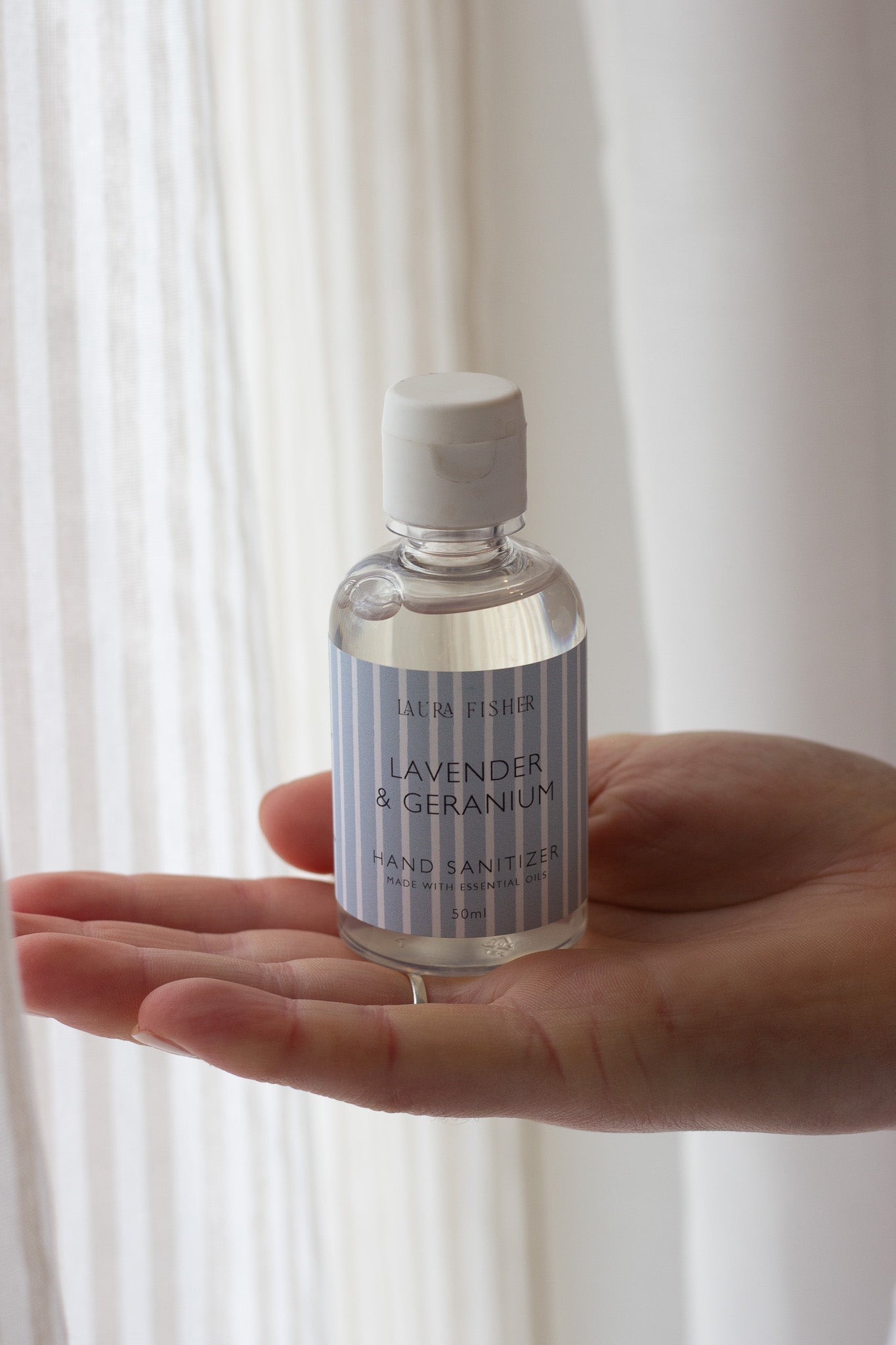 Lavender & Geranium 50ml Travel Hand Sanitizer