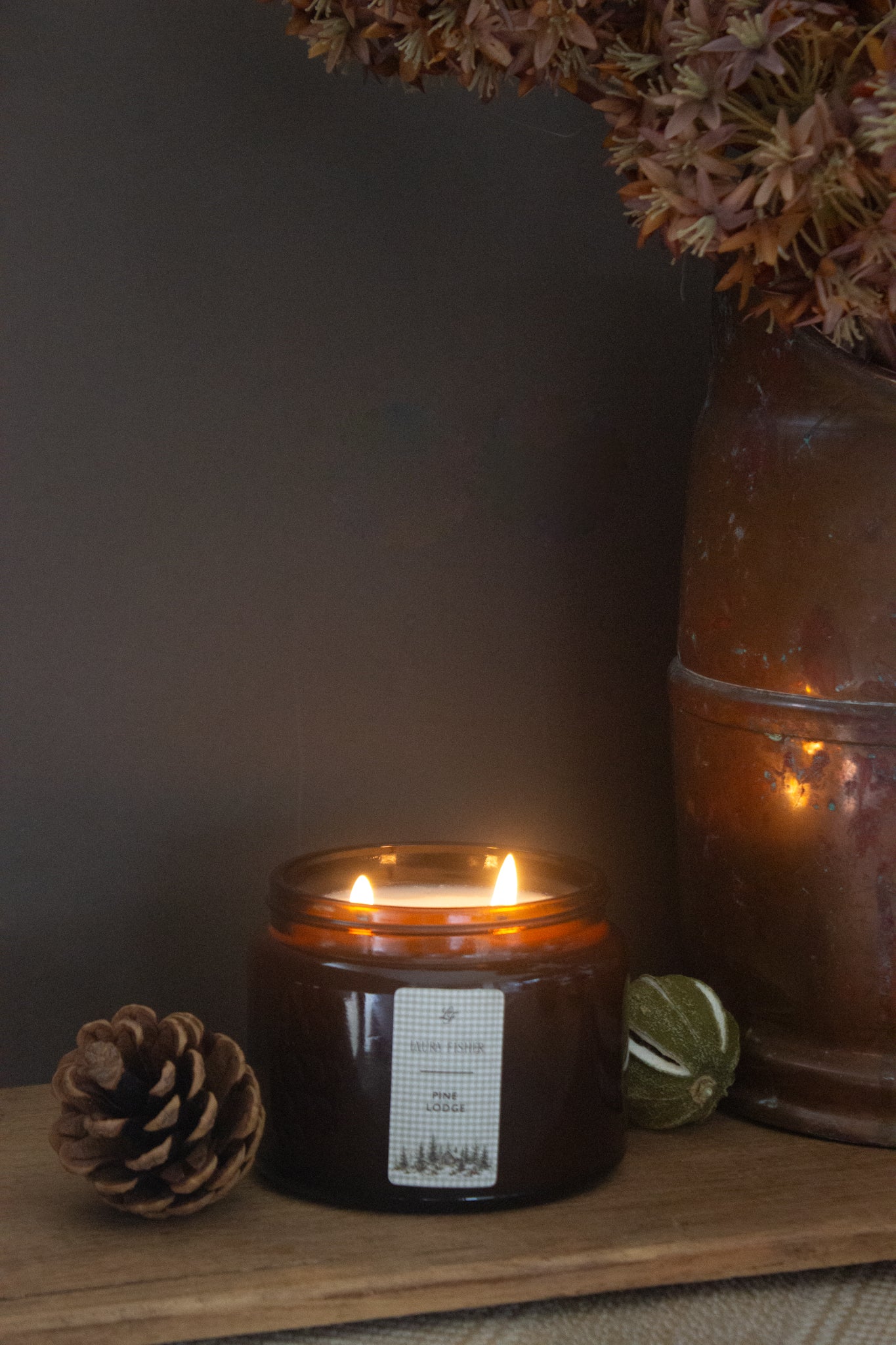 Pine Lodge 2 Wick Candle