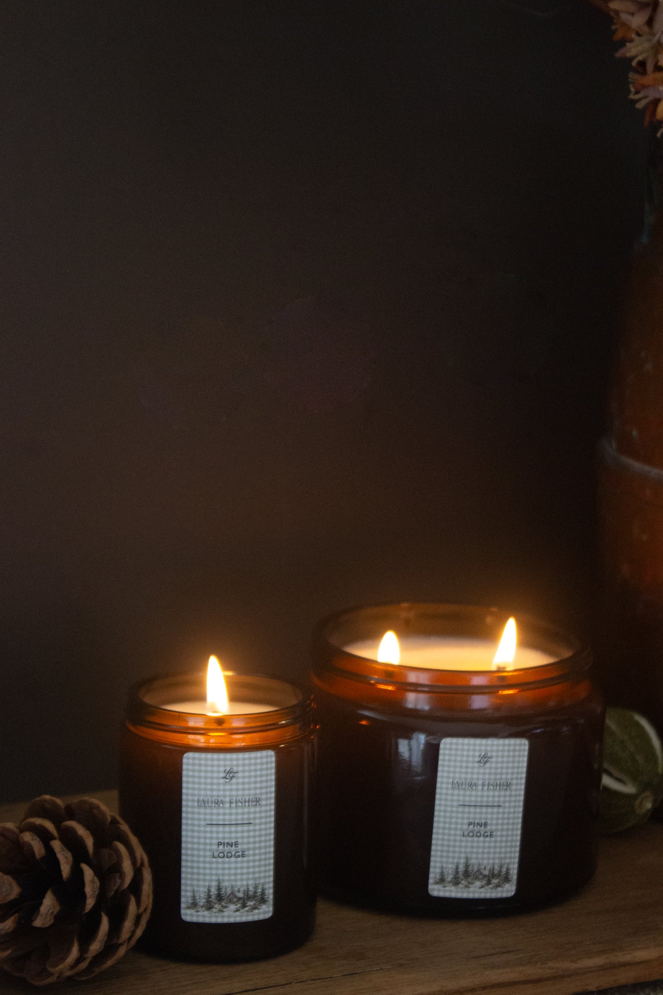 Pine Lodge 2 Wick Candle