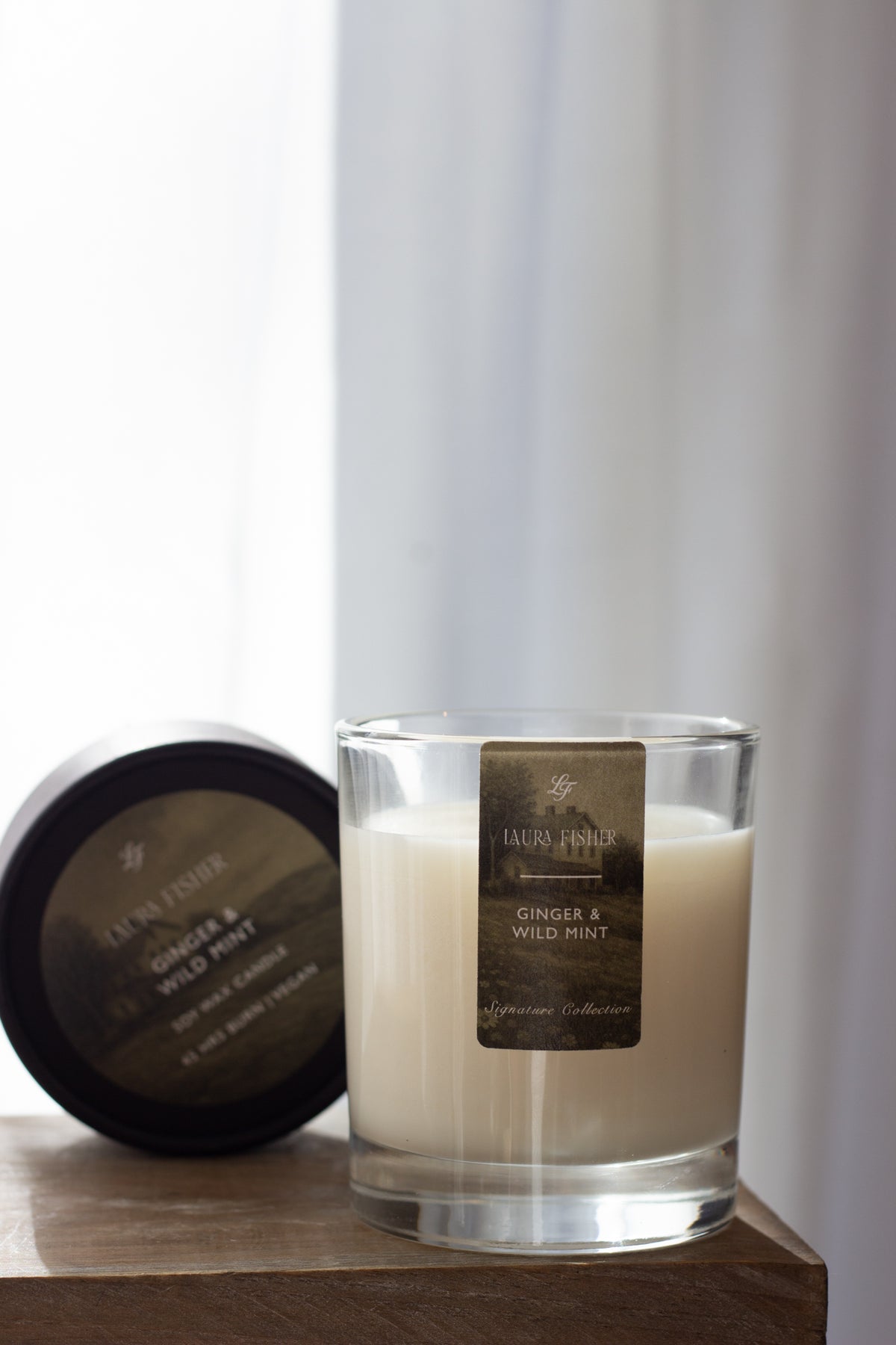 Ginger & Wild Mint Signature Soy Wax Candle