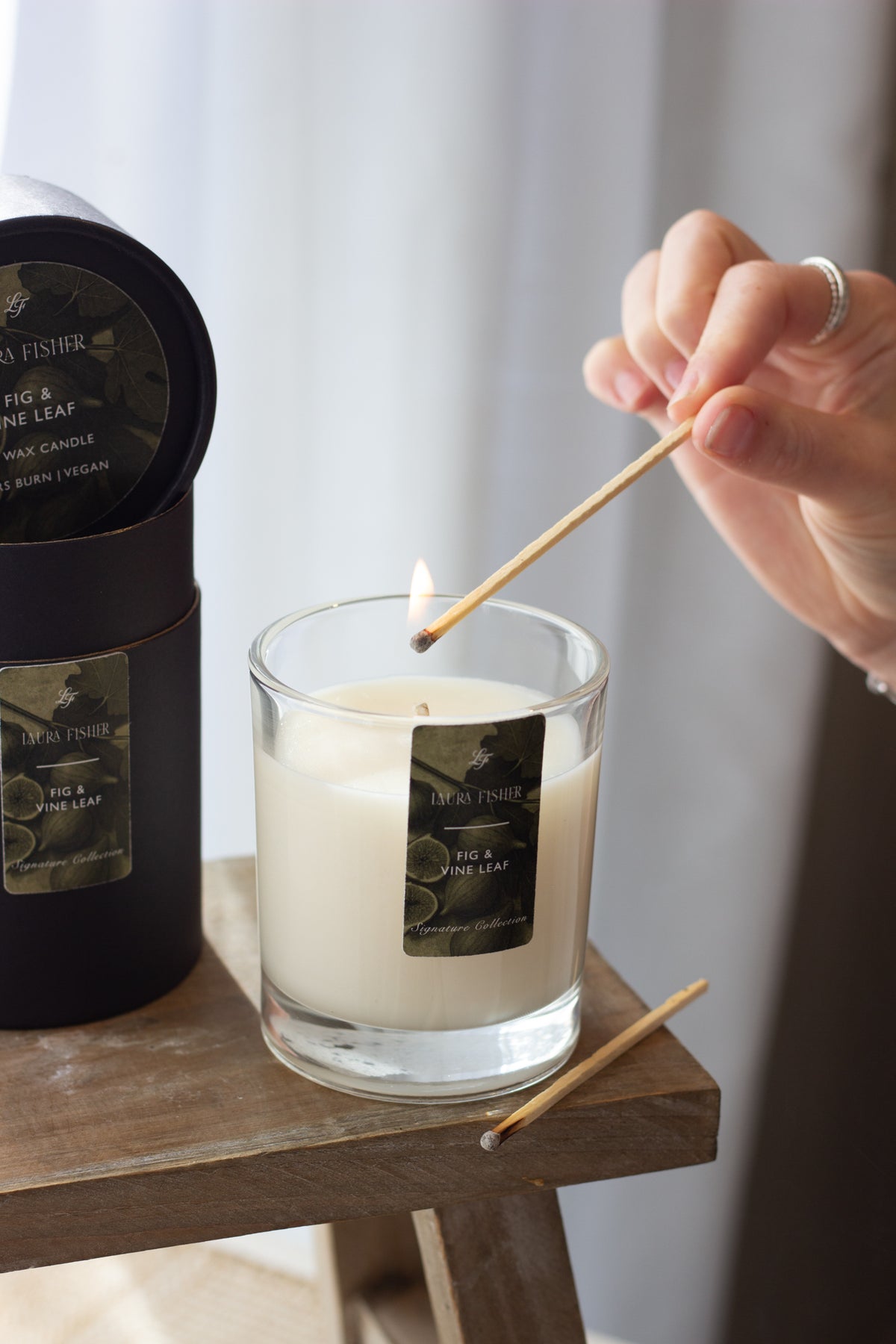 Fig & Vine Leaf Signature Soy Wax Candle