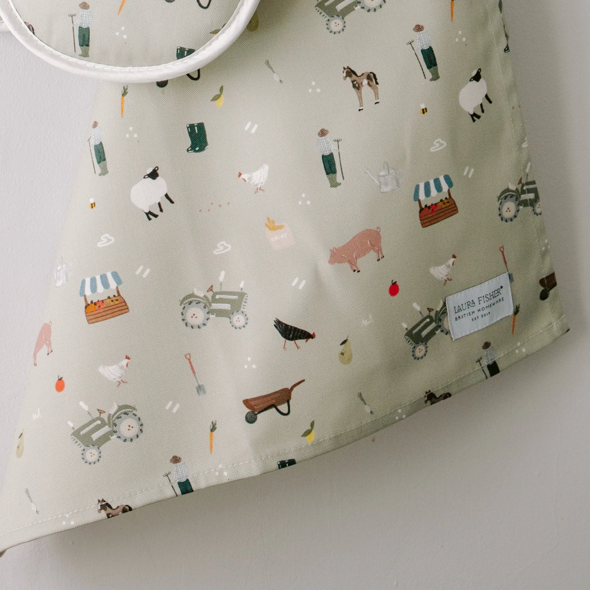 Country Farm Tea Towel