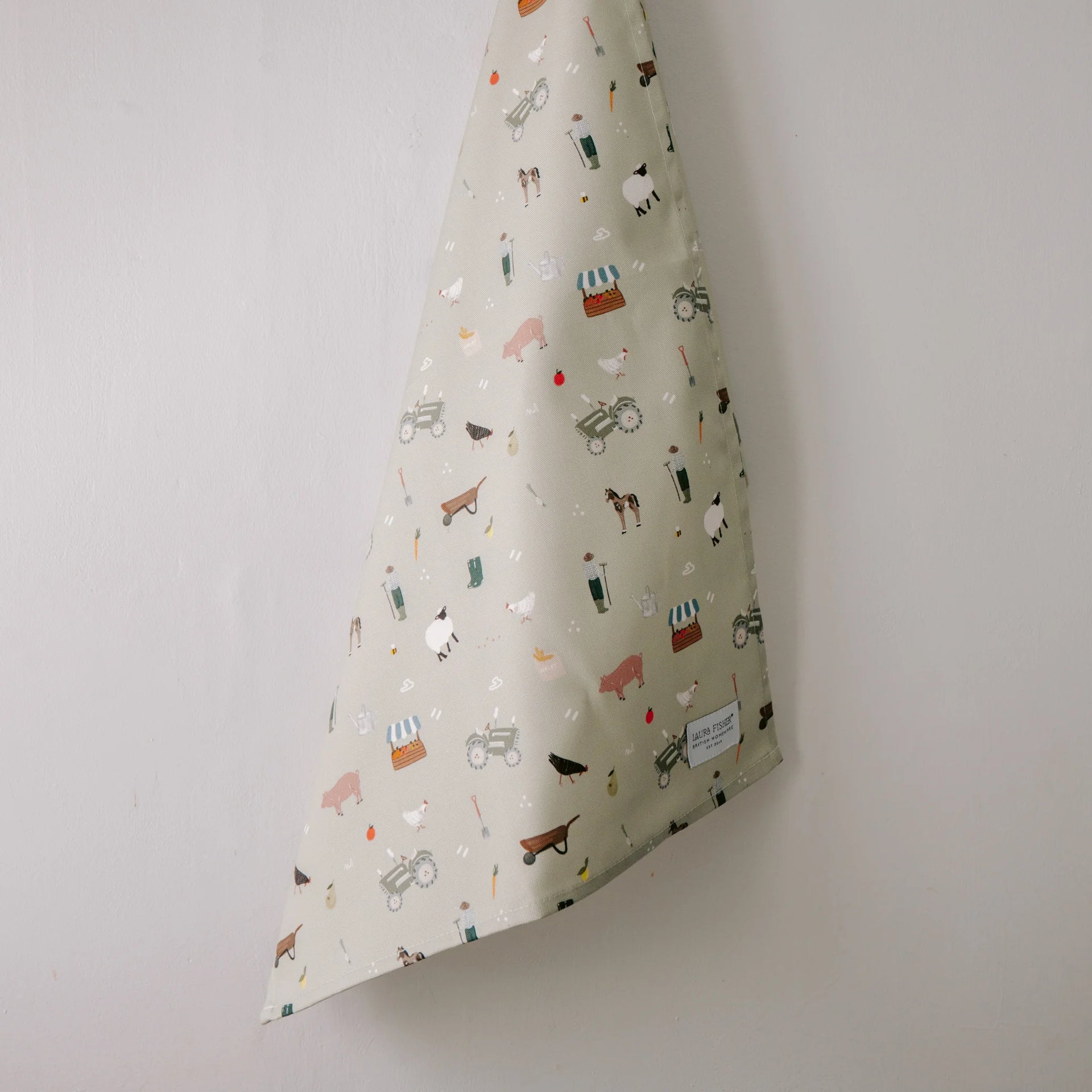 Country Farm Tea Towel