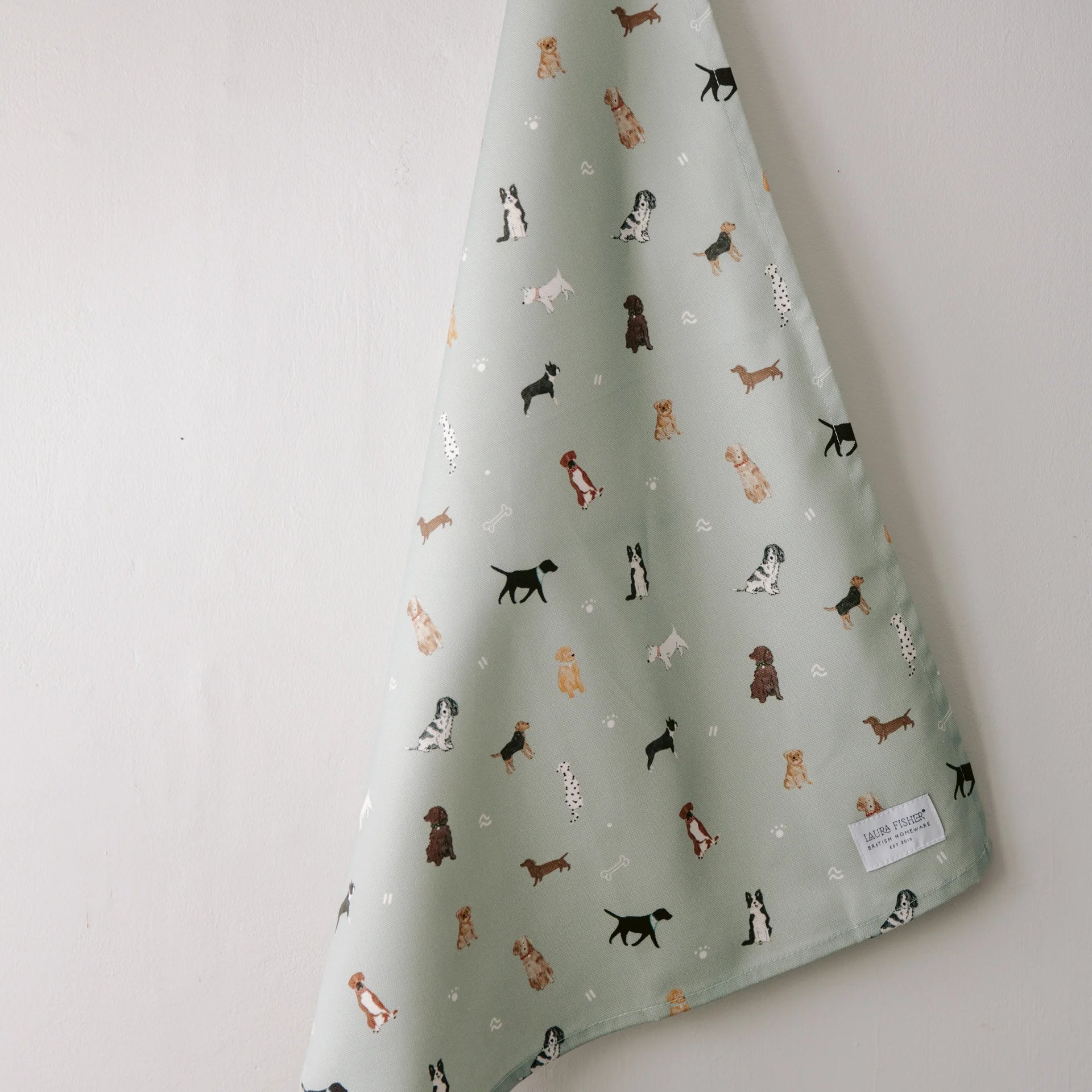 Dogs Tea Towel