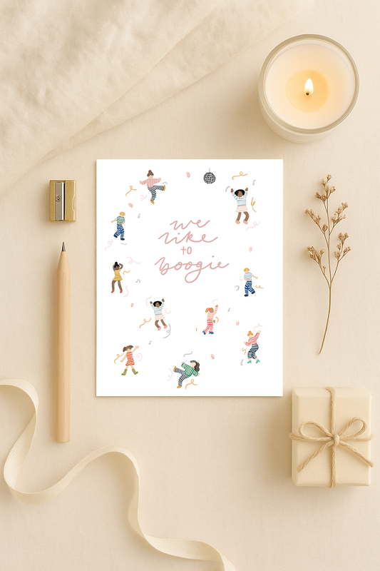 We Like To Boogie! Card